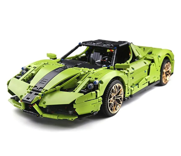 Mould King Klocki konstrukcyjne Ferrari Enzo zielony 2790 el. - 1551534 - zdjęcie 3